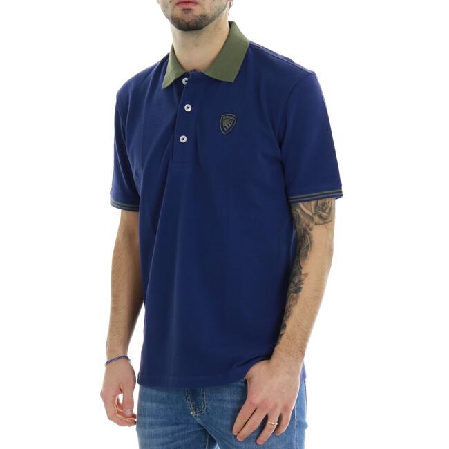 POLO CONTRASTI BLAUER - Mad Fashion | img vers.650x/